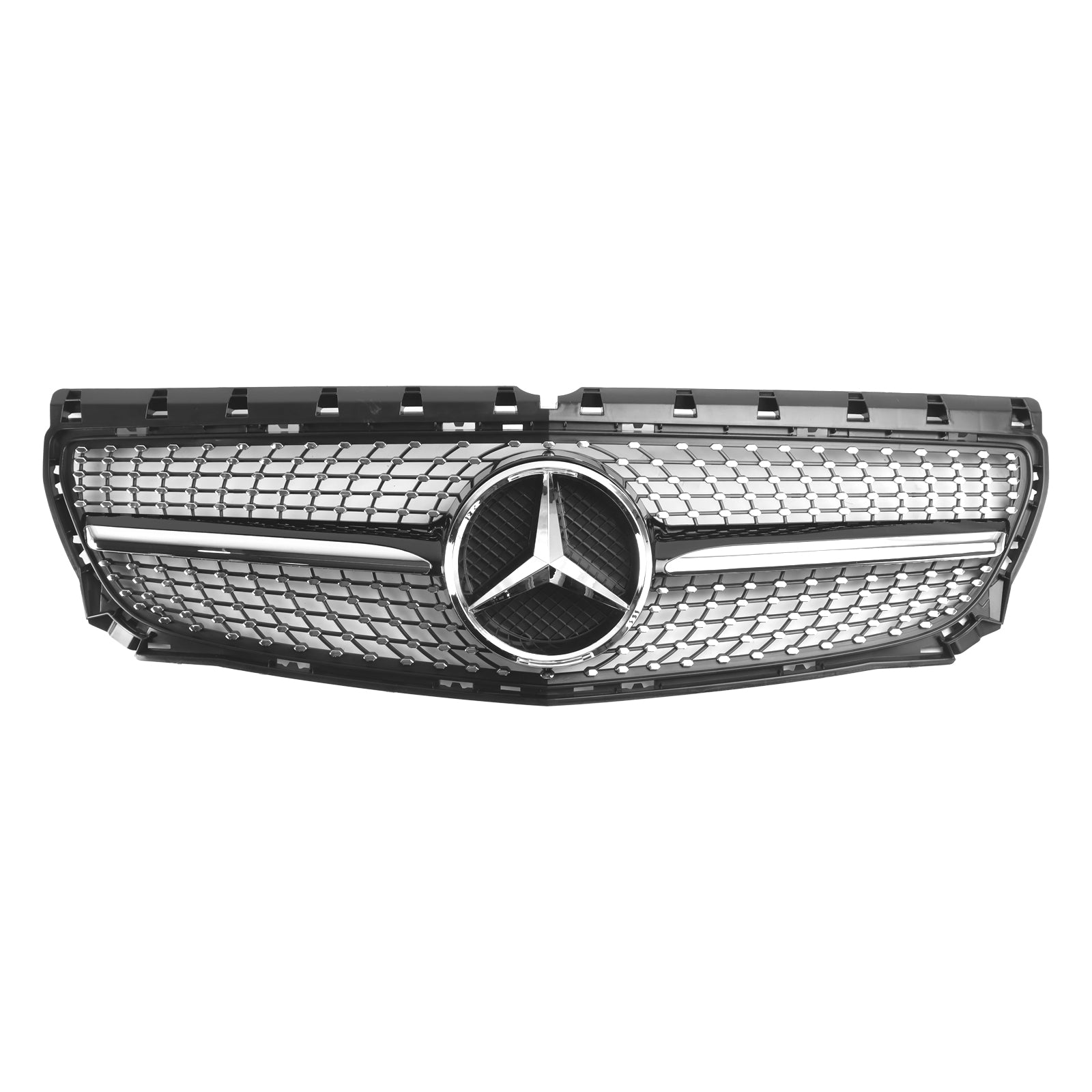 VIPIH Front Bumper Grill Grille Fit Mercedes Benz B Class W246 2011 2014 Diamond