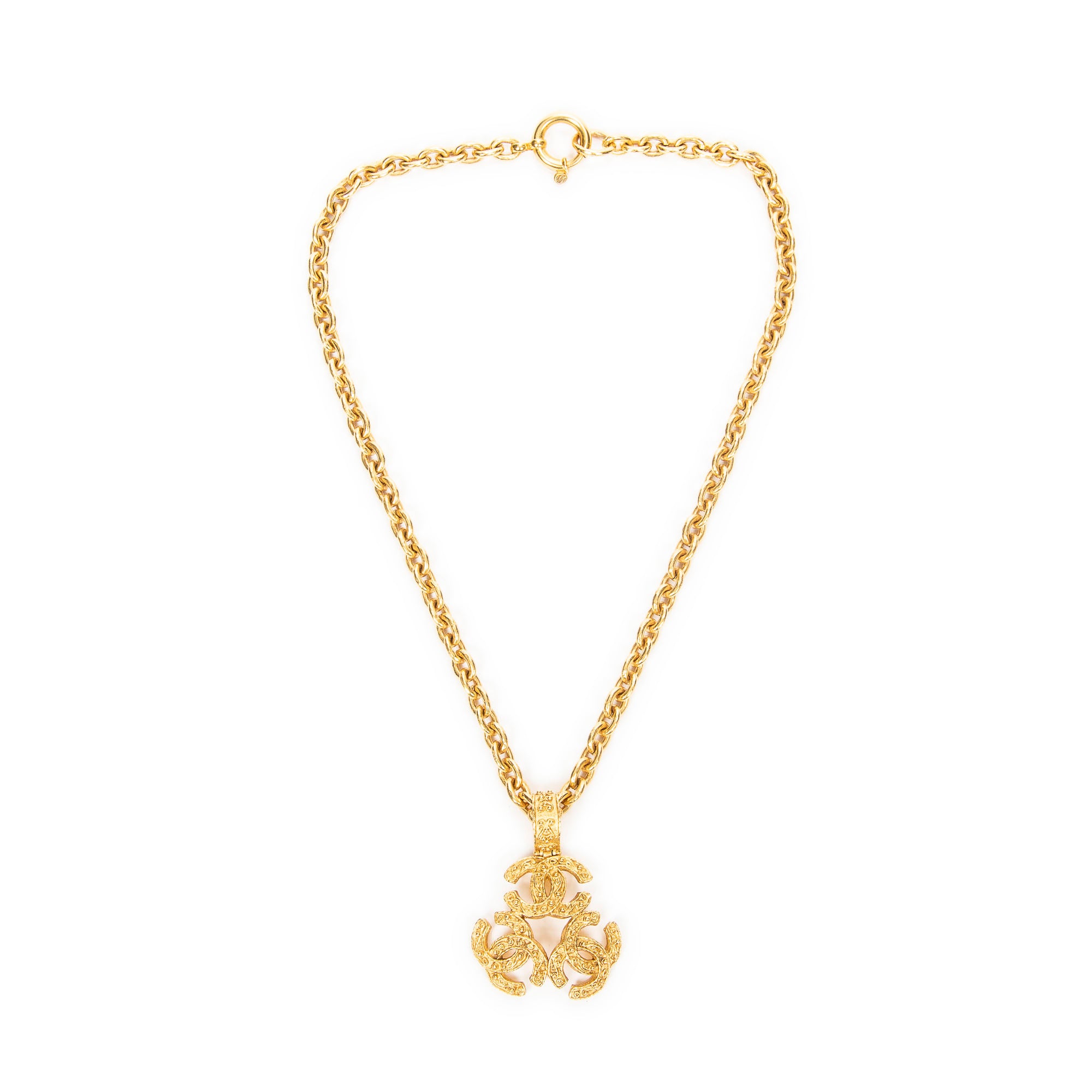 2287 3 CC Pendant Necklace