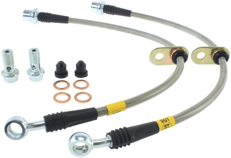 StopTech 00 05 Toyota MR2 Spyder Front Stainless Steel Brake Lines