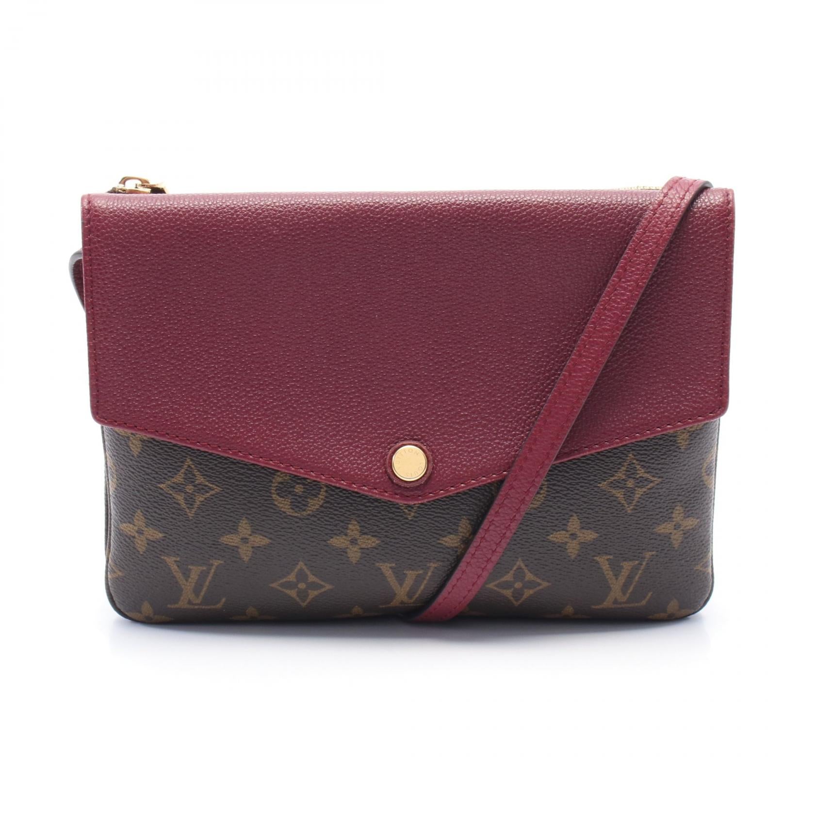 2604 Louis Vuitton Twice Twinset Shoulder Bag