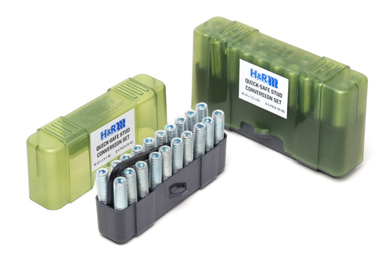 H&R Quick Safe Bolt Stud Conversions M12 x 1.25 x 60 (Set of 20)