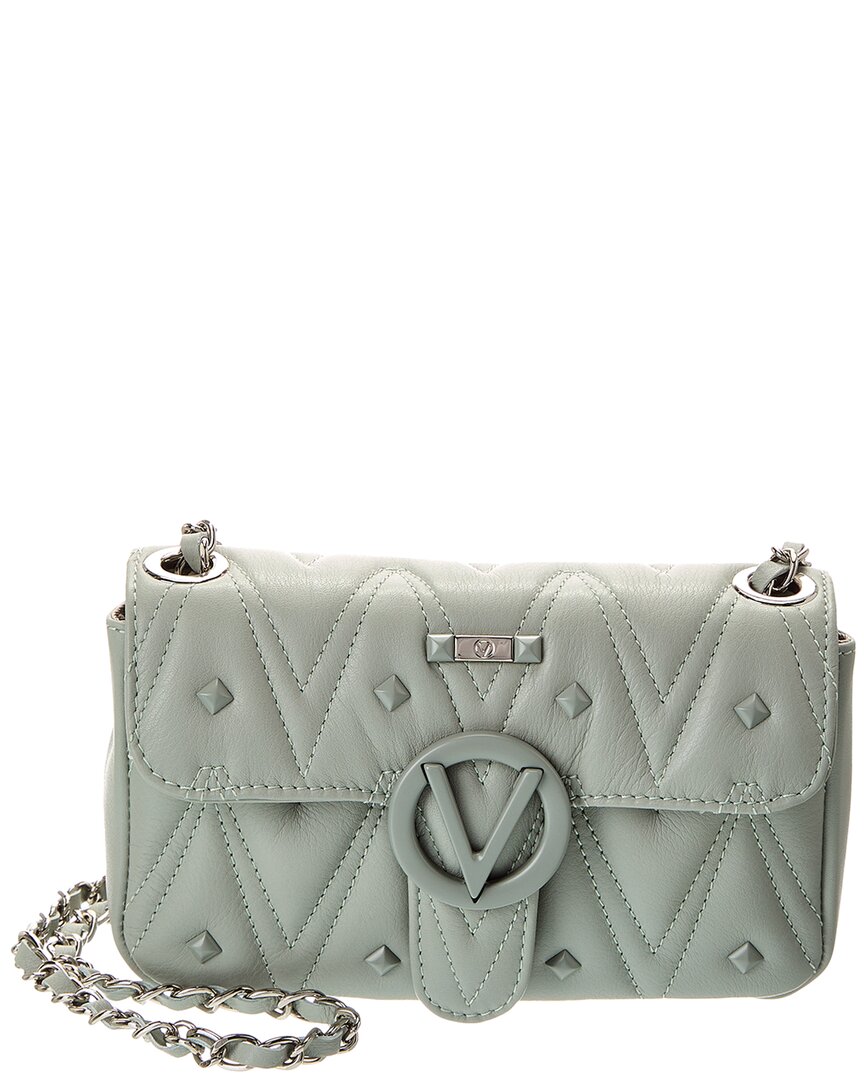 2000 Valentino by Mario Valentino Poisson Diamond Leather Crossbody