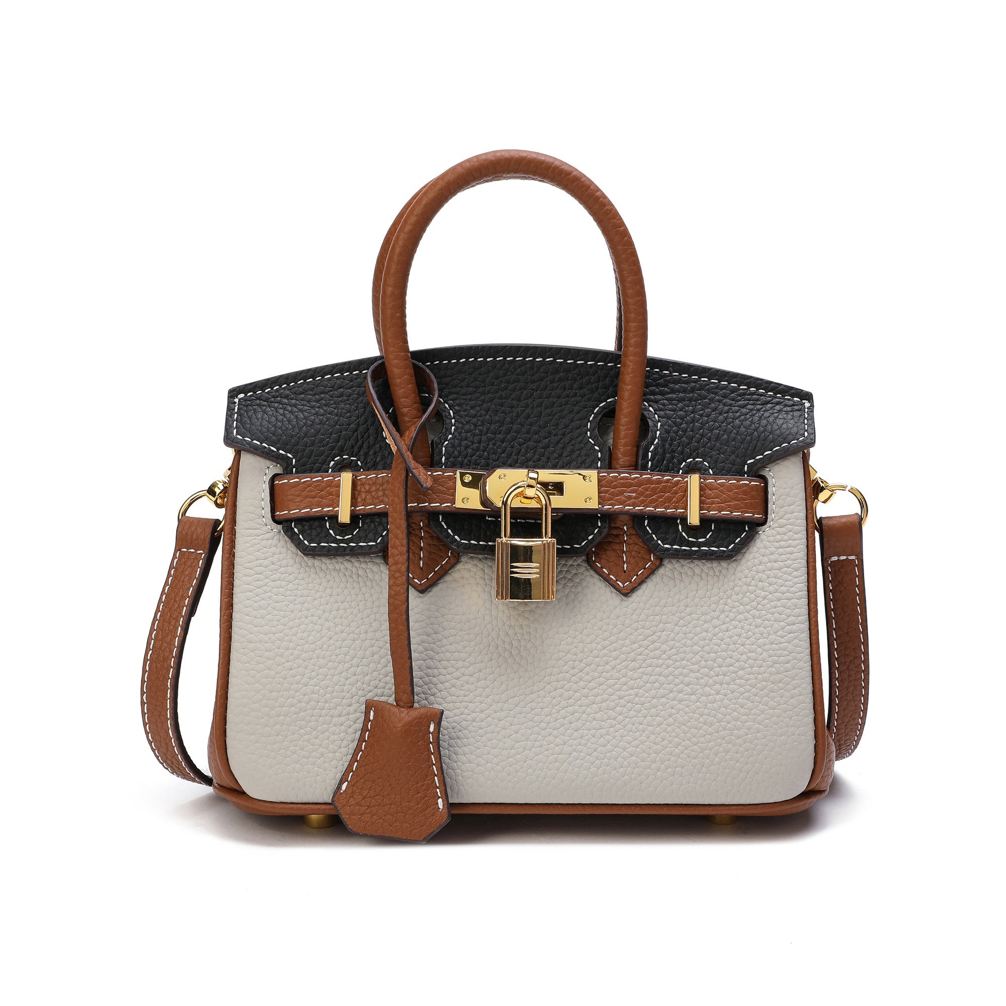 2495 Tiffany & Fred Alligator Embossed Leather Mini Satchel  Shoulder Bag
