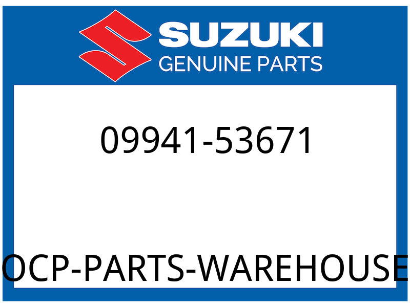 Suzuki OEM Part 09941 53671 FR FORK CAP SOC