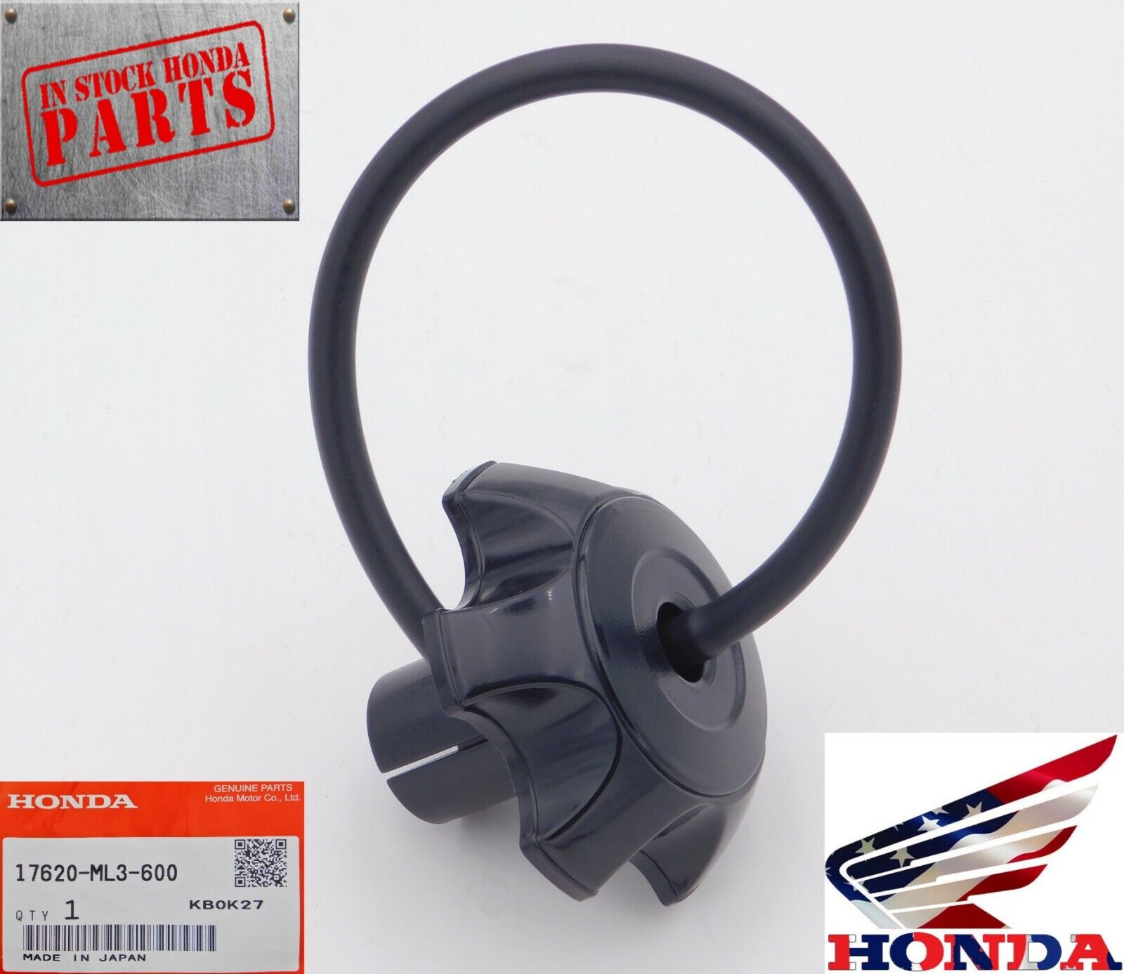 HONDA CR80 CR85 CR125 CRF150R CR250 CR500 GAS TANK FUEL CAP, 17620 ML3 600