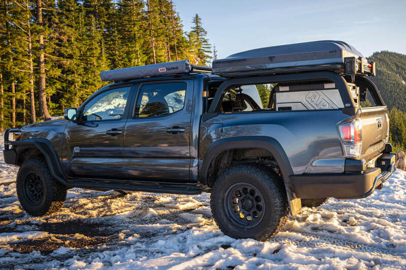 ARB 16 23 Toyota Tacoma Bed Rack   Black Aluminum