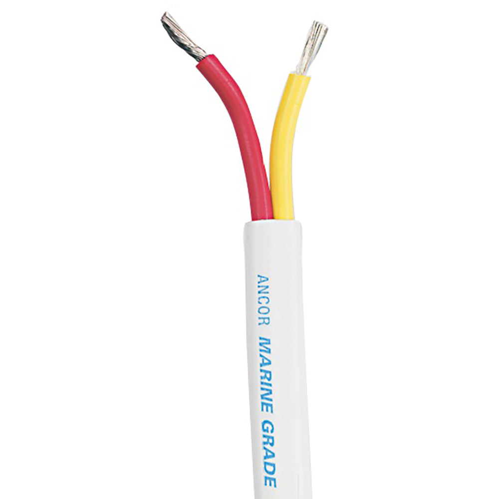 Ancor Safety Duplex Cable   6/2 AWG   Red/Yellow   Flat   100' [123710]