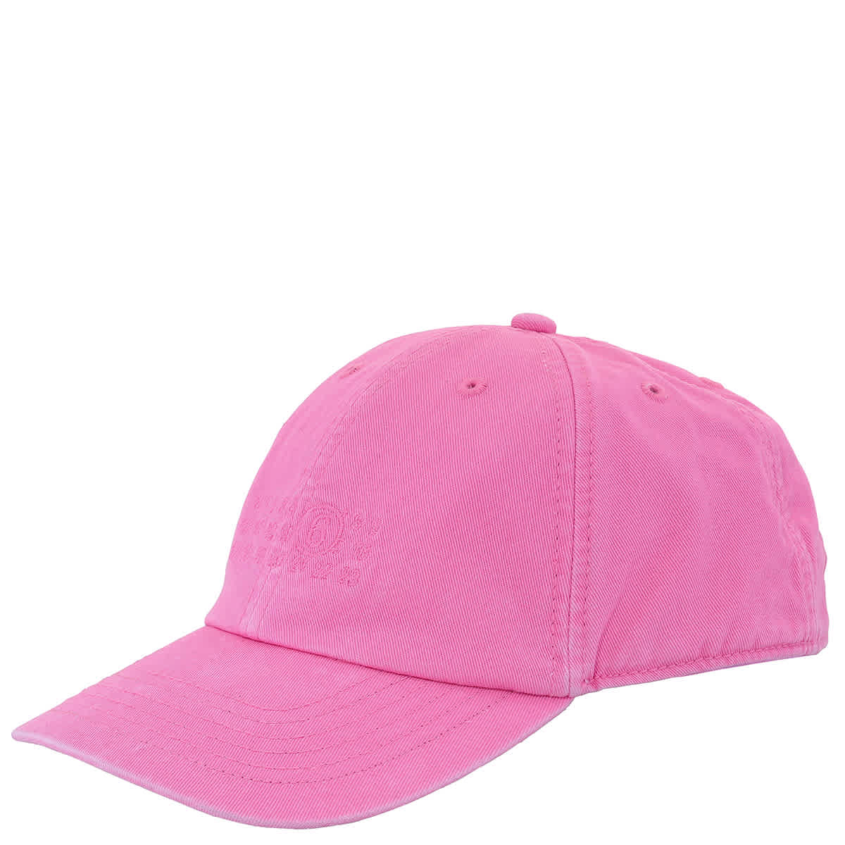 4022 MM6 Pink Number Logo Embroidered Cap