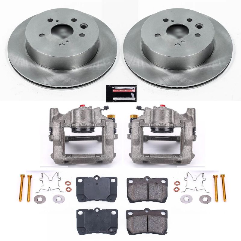 POWERSTOP Power Stop 07 11 Lexus GS350 Rear Autospecialty Brake Kit w/Calipers