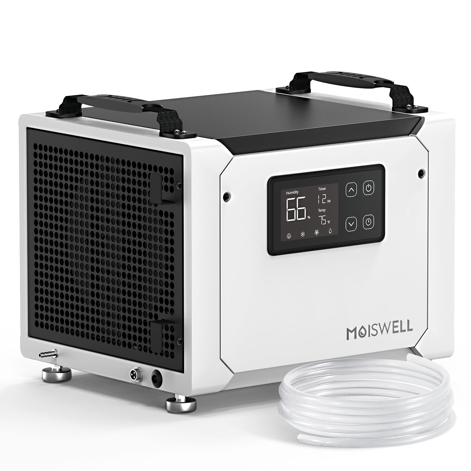 70 Pints Commercial Dehumidifier with Pump for Basement & Home MOISWELL Defender ME 7S