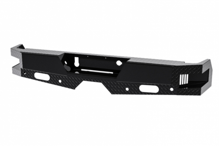 Ranch Hand SBC201BLSL 2020 2025 Chevy Silverado 1500 Sport Series Back Bumper (Fits side exhaust vehicles only)