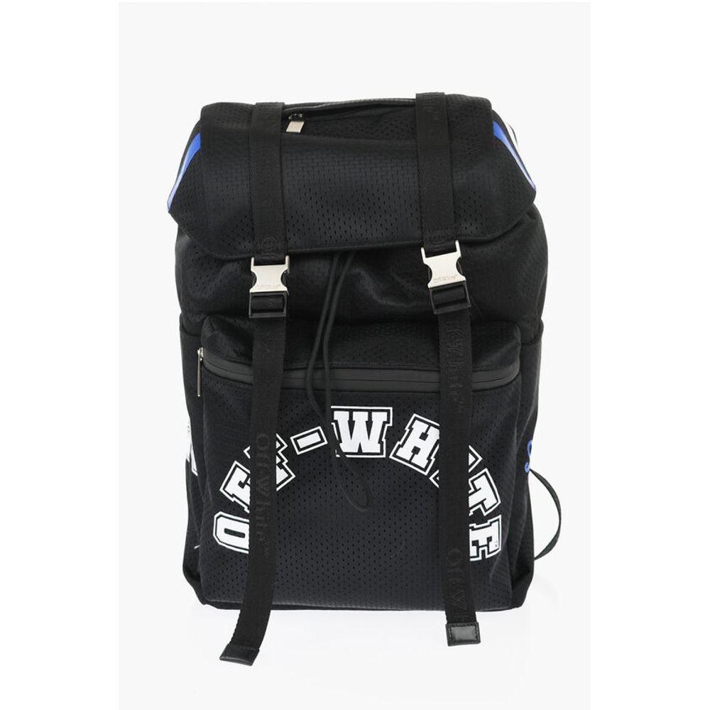 2275 Off  Perforated Nylon Hiking Backpack with Contrasting Men's Details