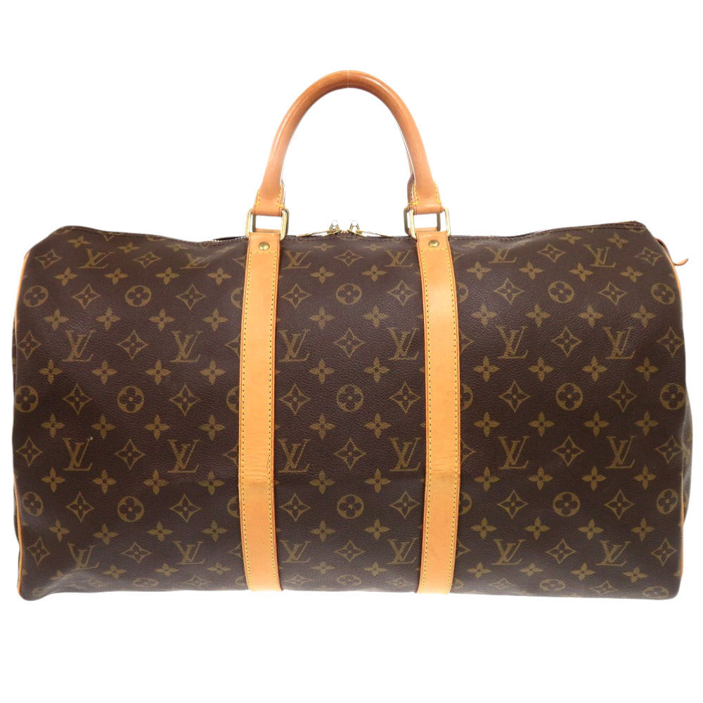 LOUIS VUITTON Boston Duffel bag M41426 Monogram canvas Brown Monogram Keepall 50