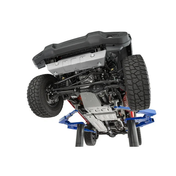 Quadratec Aluminum Modular Skid Plate System for 18 24 Jeep Wrangler JL Unlimited with 3.6L engine