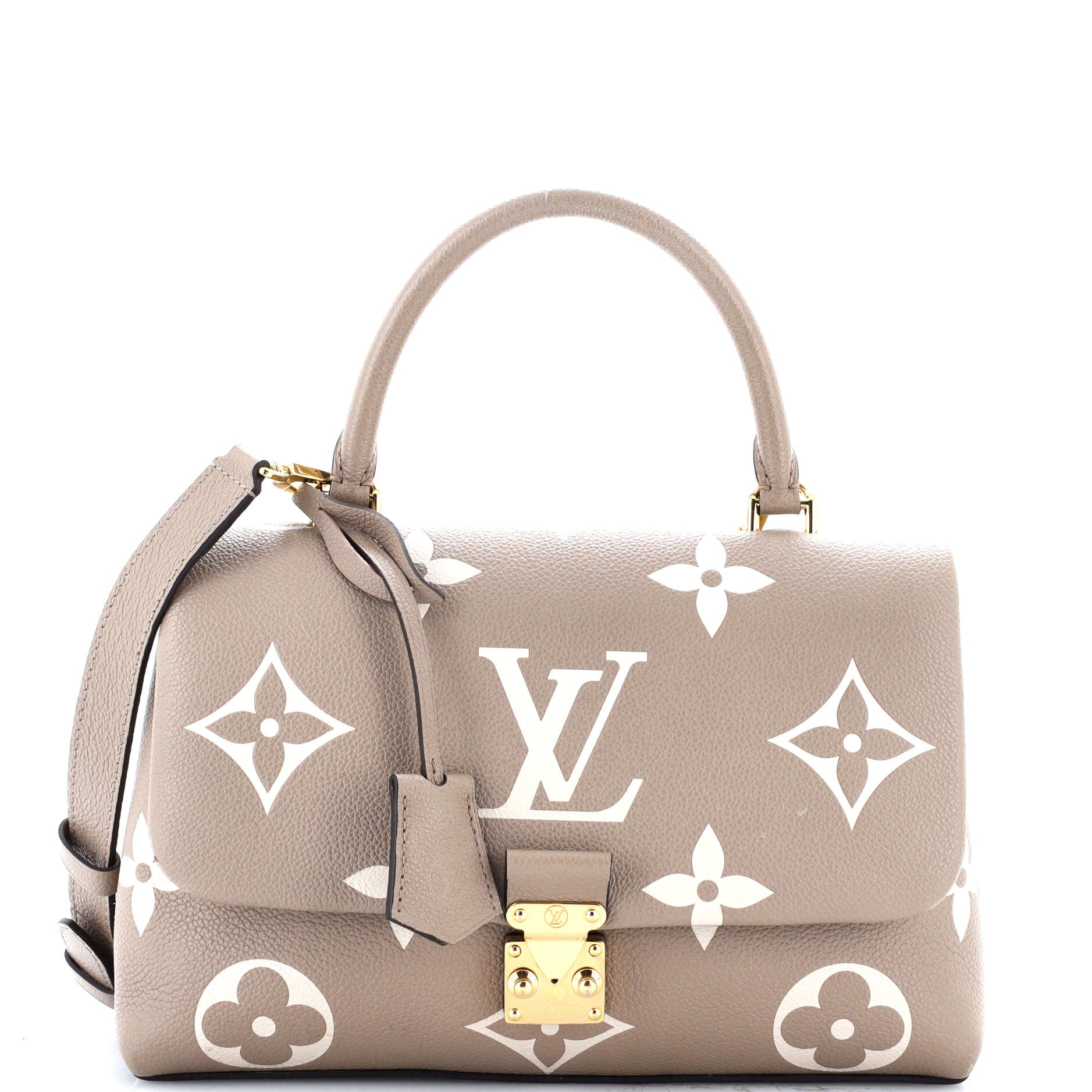 2860 Madeleine Handbag Bicolor Monogram Empreinte Giant MM