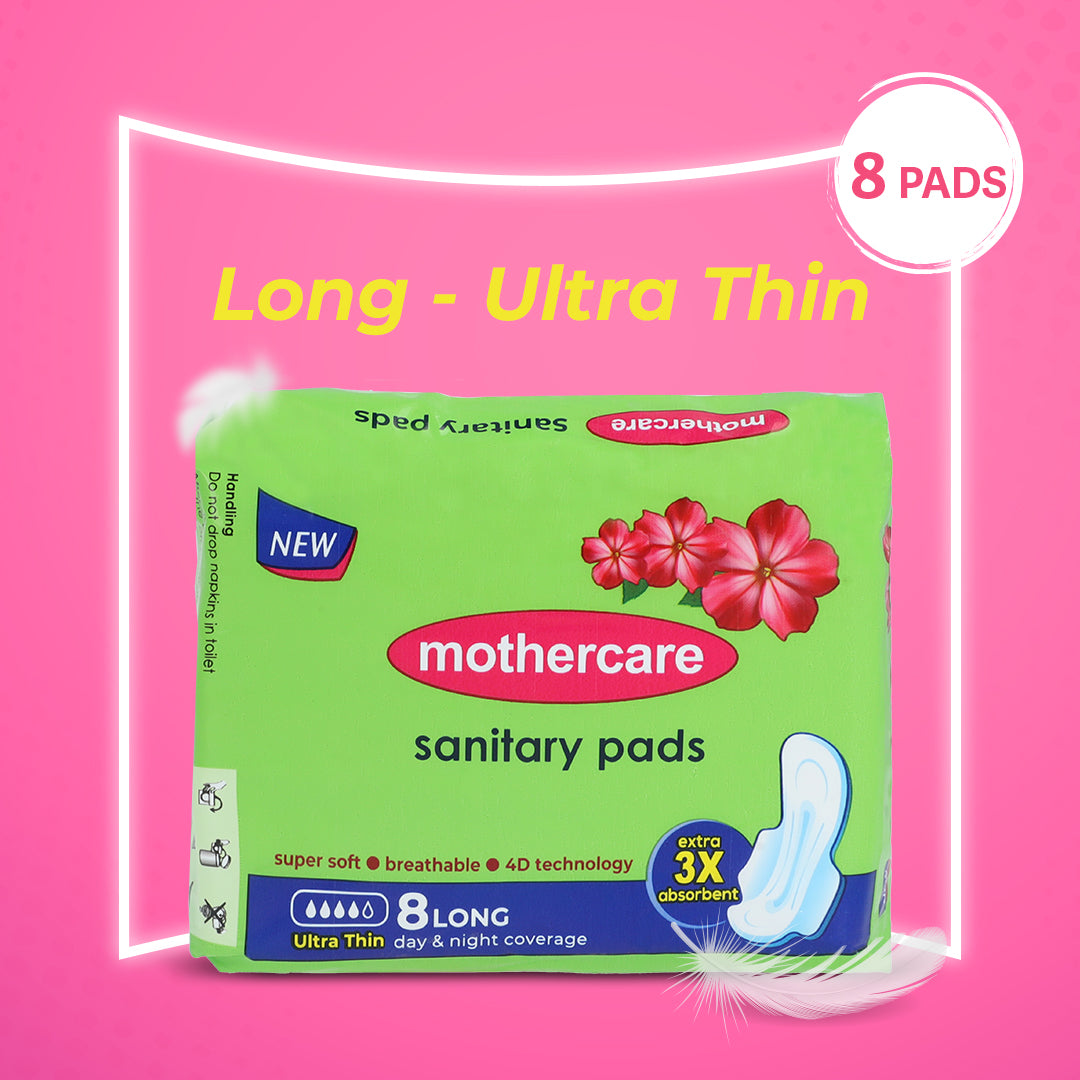 8long Mothercare  Ultra Thin 8 long Sanitary Pad