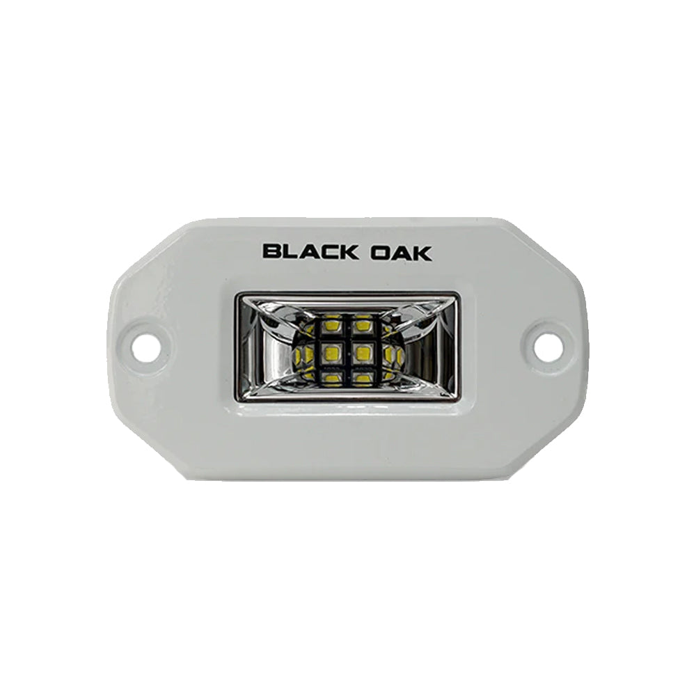 BLACK OAK LED lack Oak Pro Series 2" Flush Mounted Scene Light   White [2FSL SRPOD10CR]
