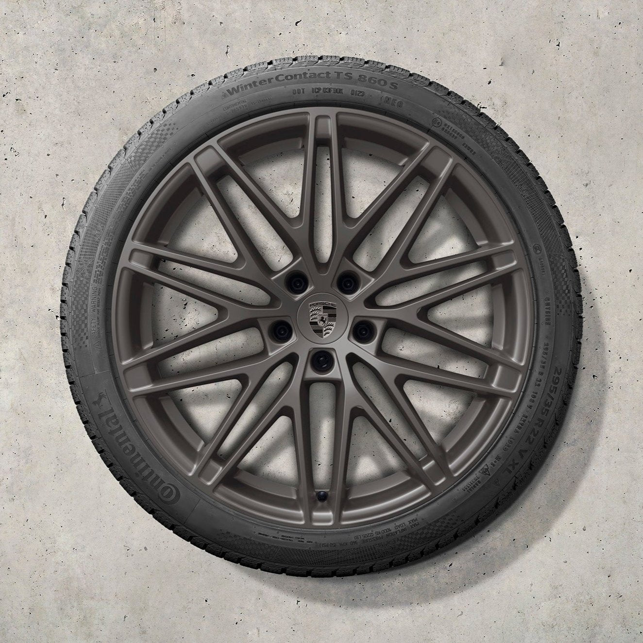 PORSCHE 22" Macan RS Spyder Design BEV winter set   Turbonite
