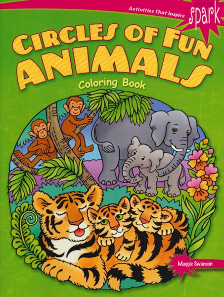 DOVER PUBLICATIONS Circles of Fun Animals Coloring Book