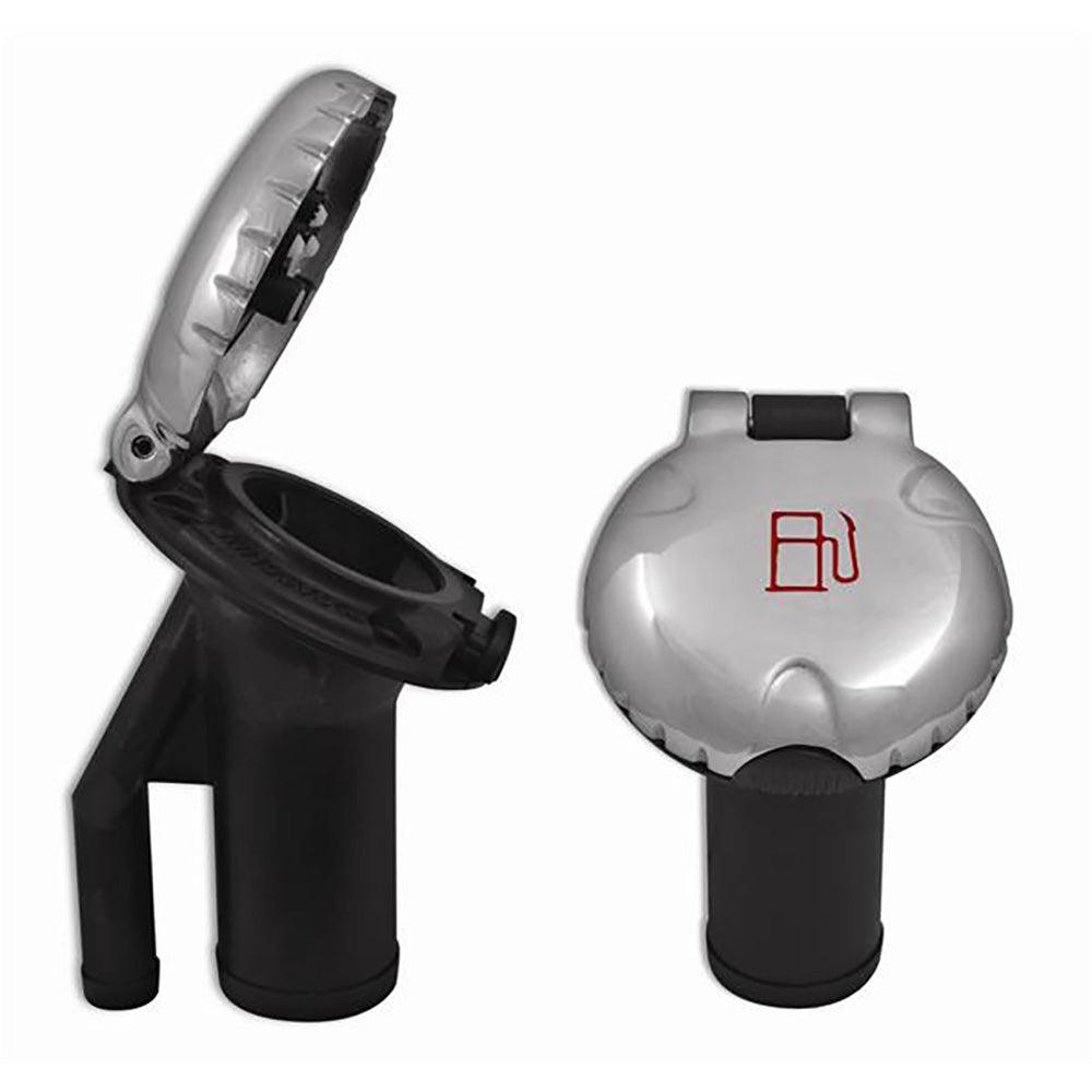 ATTWOOD MARINE Attwood Deck Fill f/Pressure Relief Systems   Angled Body Scalloped Stainless Steel Cap [99DFPVAS1S]