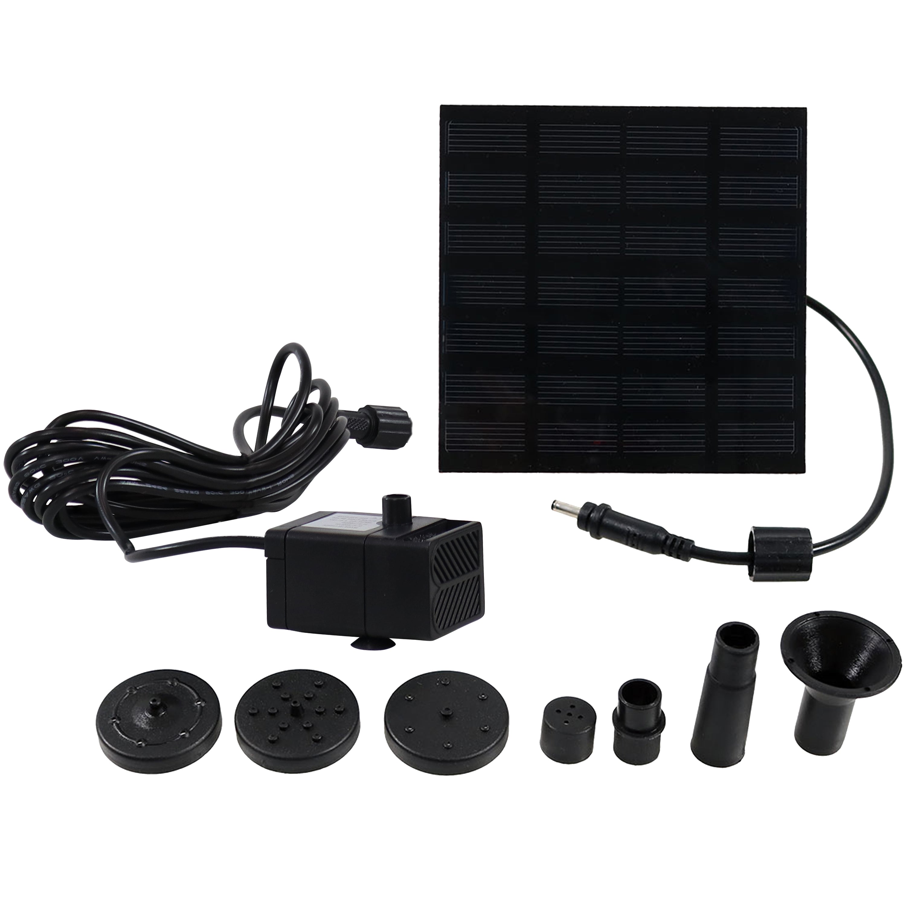 2936 Sunnydaze Outdoor Landscape Pond Pool Bird Bath Fountain Small Solar Powered Submersible Water Pump   40 GPH