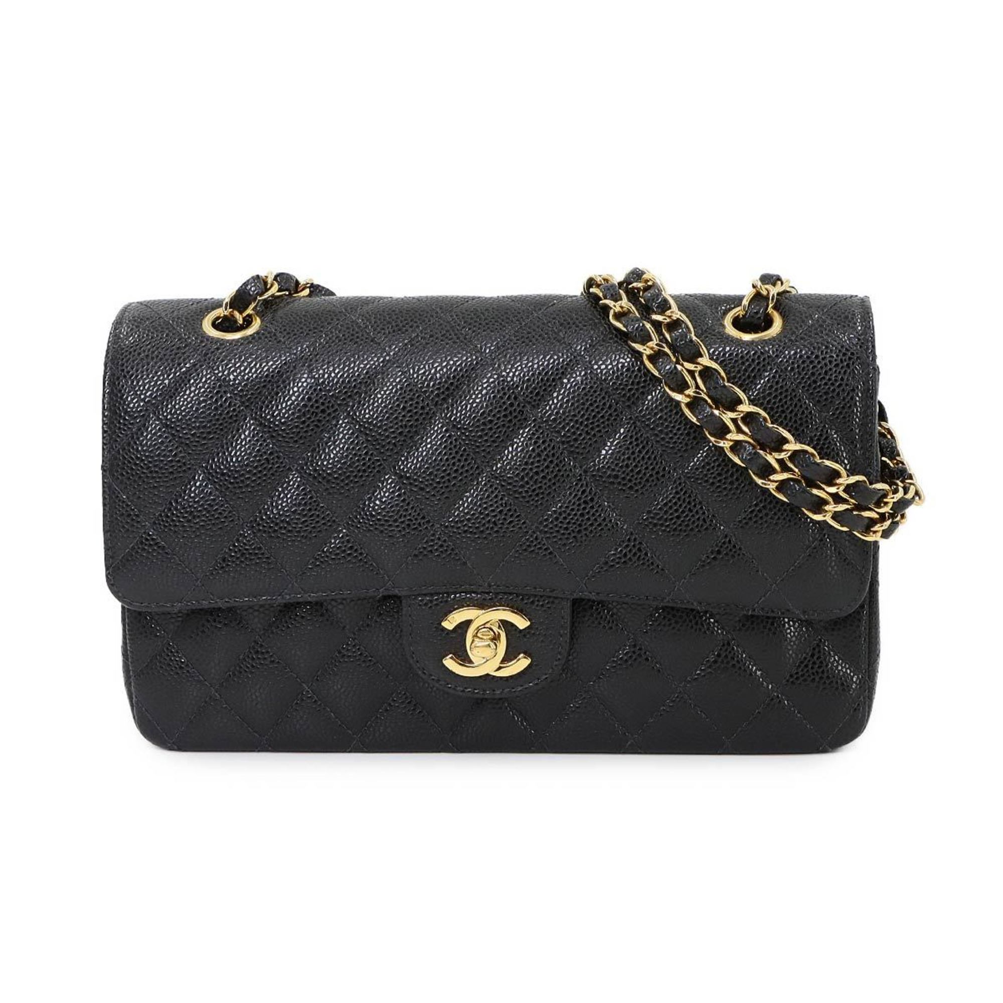 2275 Chanel Grained Calfskin Shoulder Bag (Pre Owned)