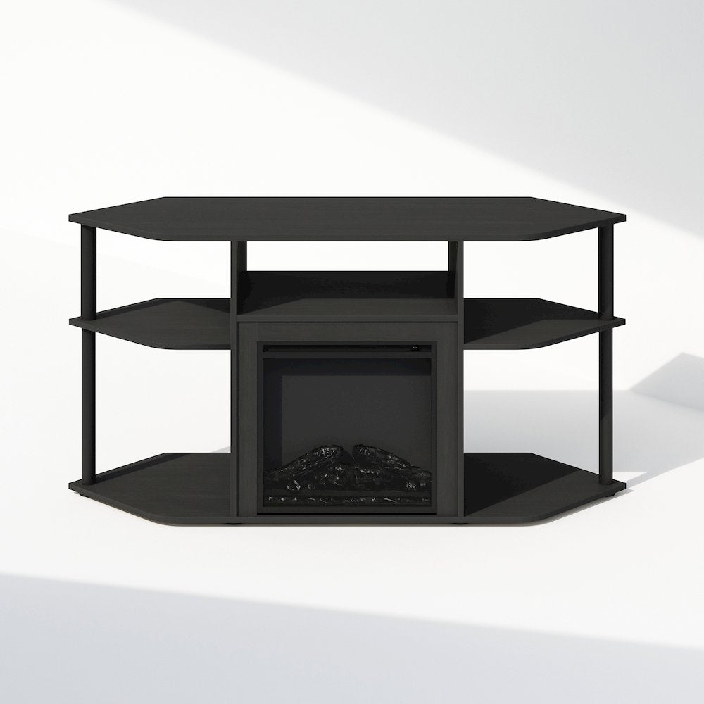 2736 Decorative Electric Fireplace Corner TV Stand  Entertainment Center