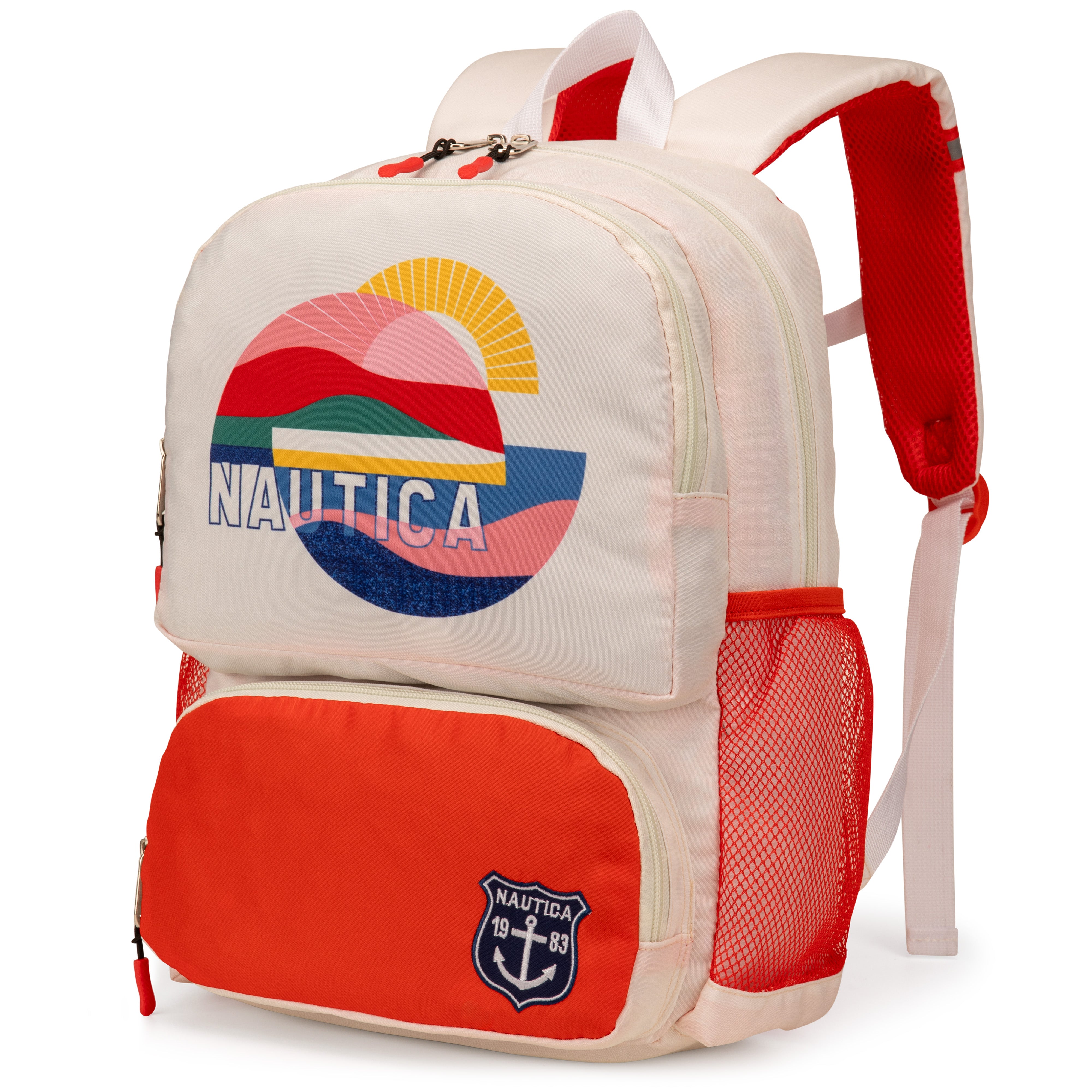 2886 Nautica Kids Backpack for Kindergarten  Elementary School   16" Tall   Sunny Day