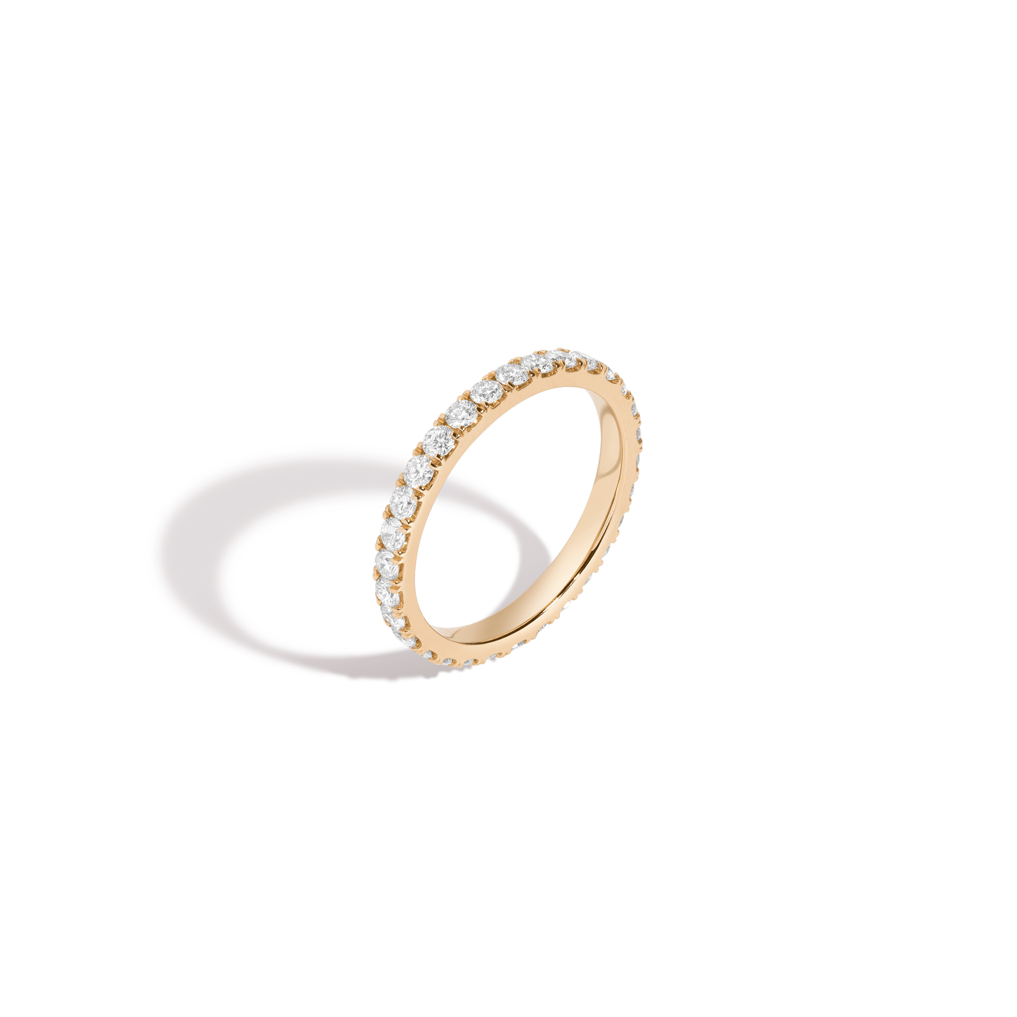 AURATE Round Lab Grown Diamond Eternity Ring