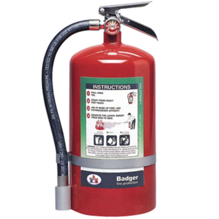 Badger Halotron 1 15 lb Fire Extinguisher