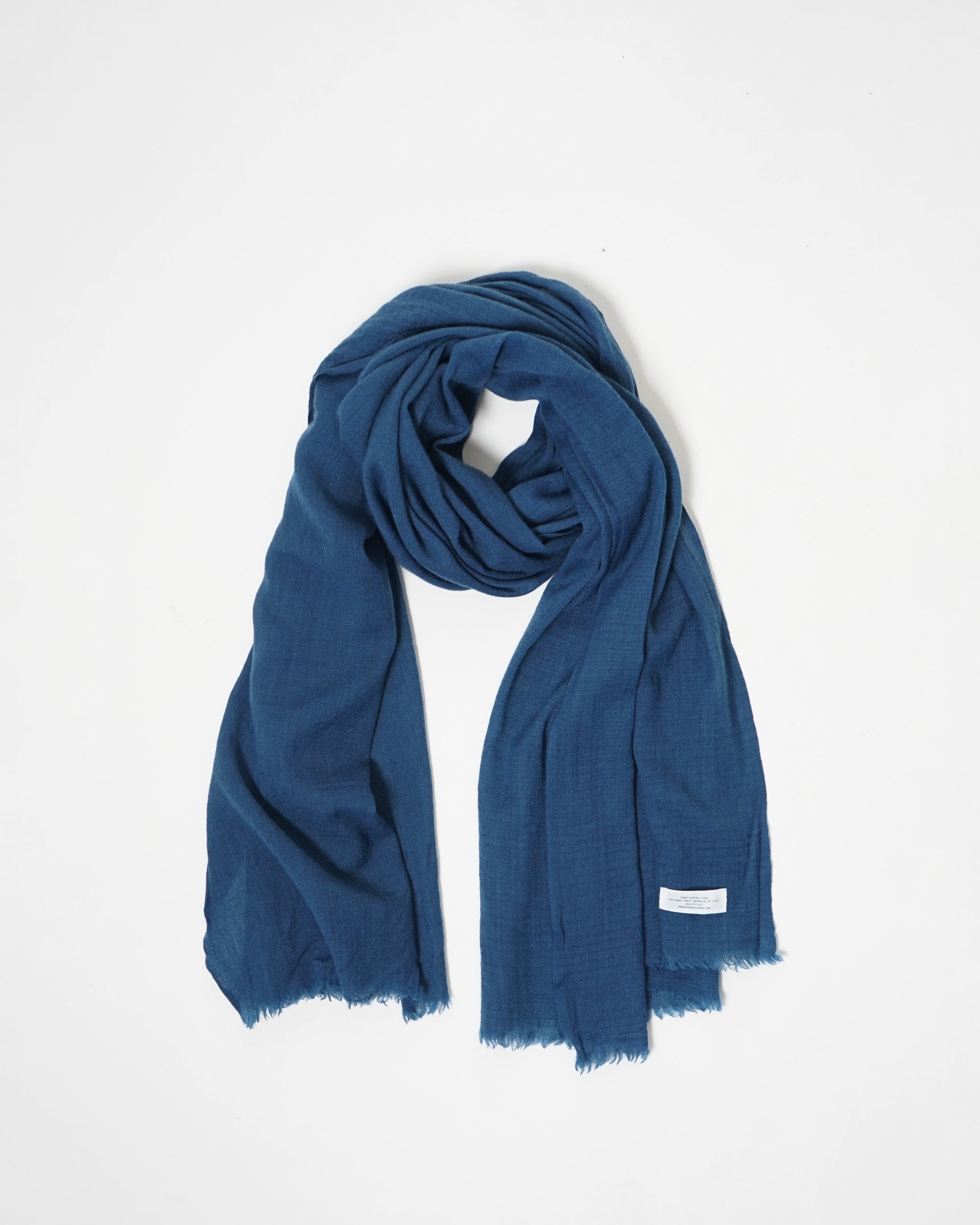 FGS ORIGINALS Wool Scarf   Blue