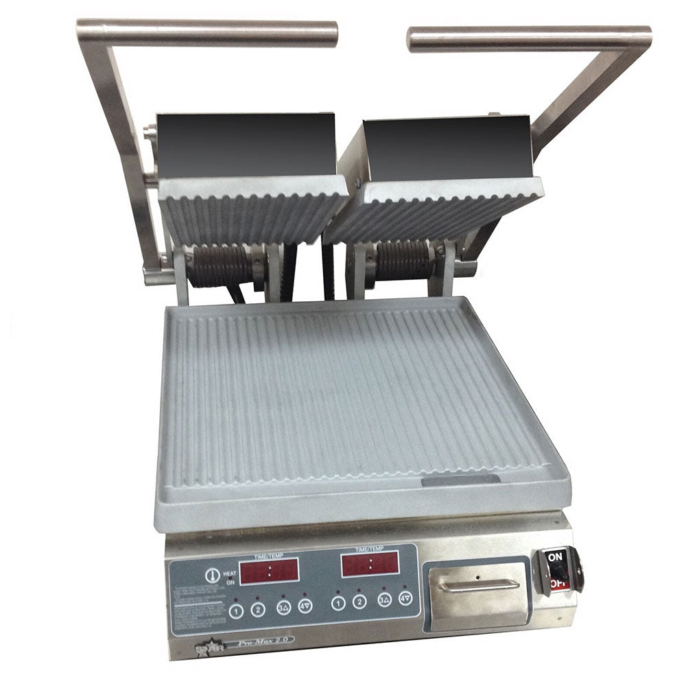 Star Pro Max 2.0 PGT14D 14" Split Top Panini Grill   240V