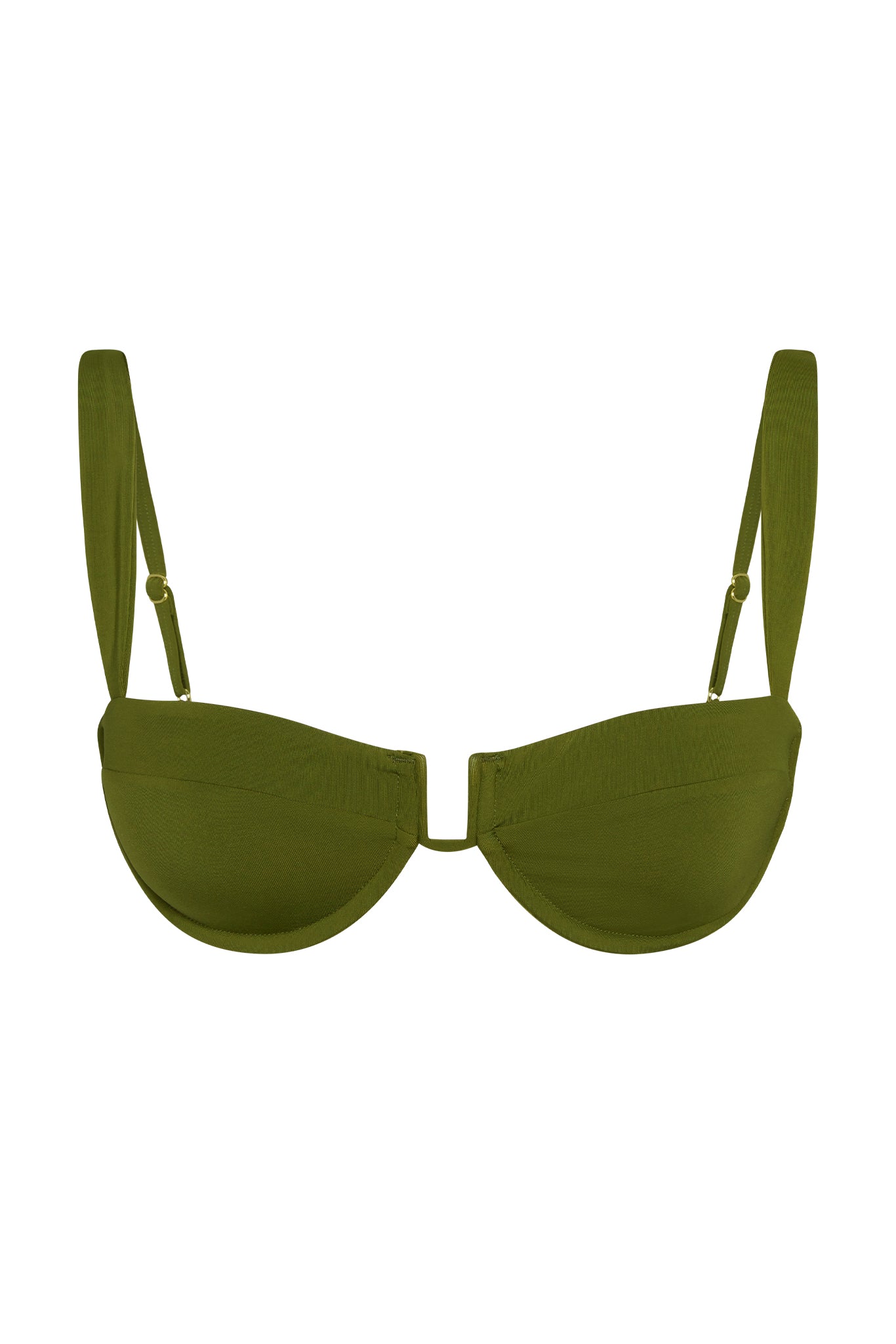 MONDAY SWIMWEAR Cala Roja Top   Olive