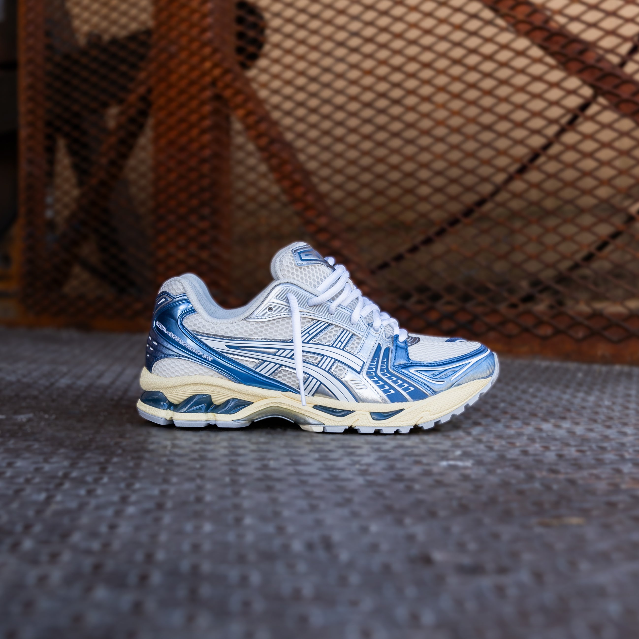 Mens Asics Gel Kayano 14 (Cream Denim Blue)