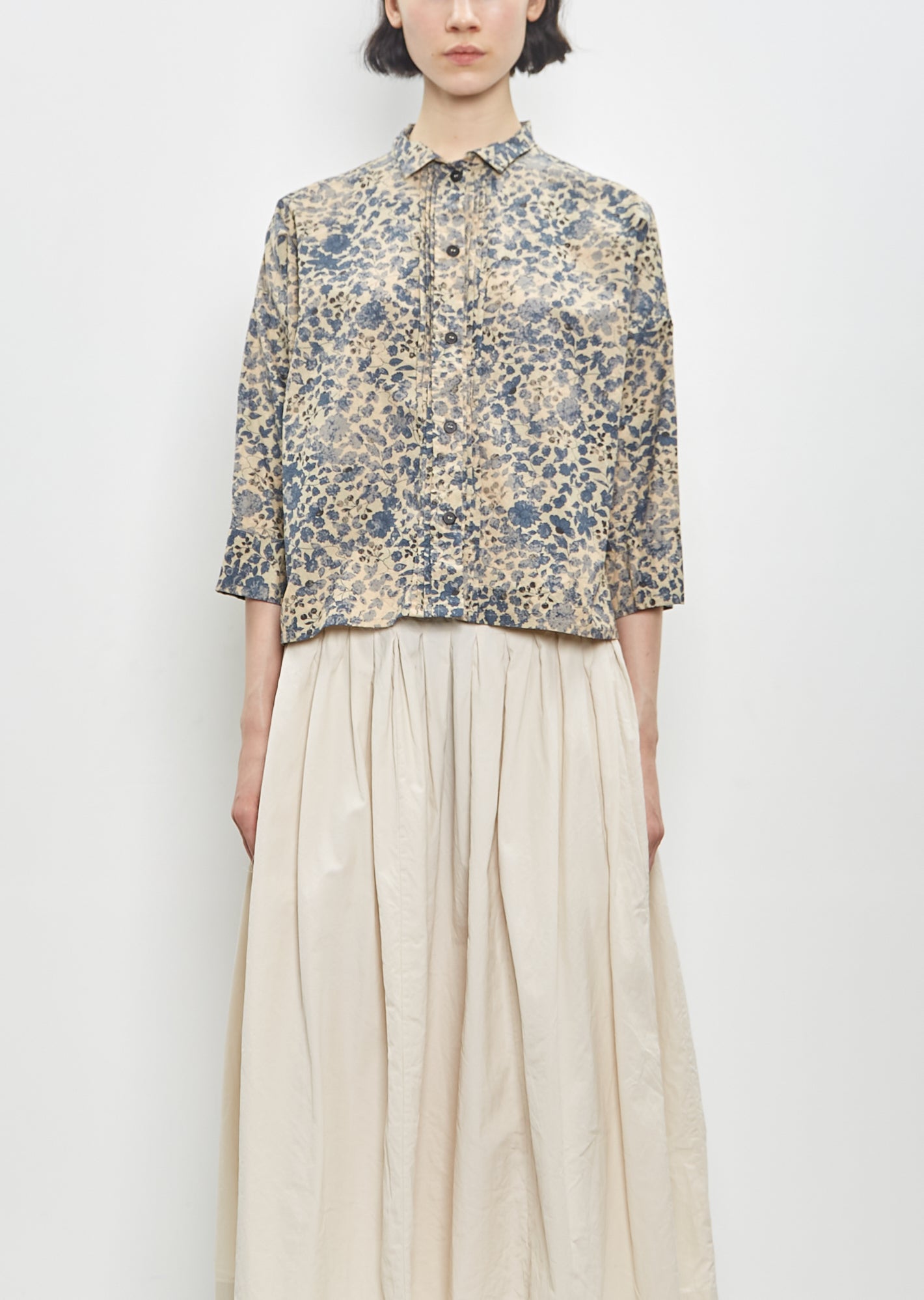 BERGFABEL Cotton Claudia Shirt — Flower