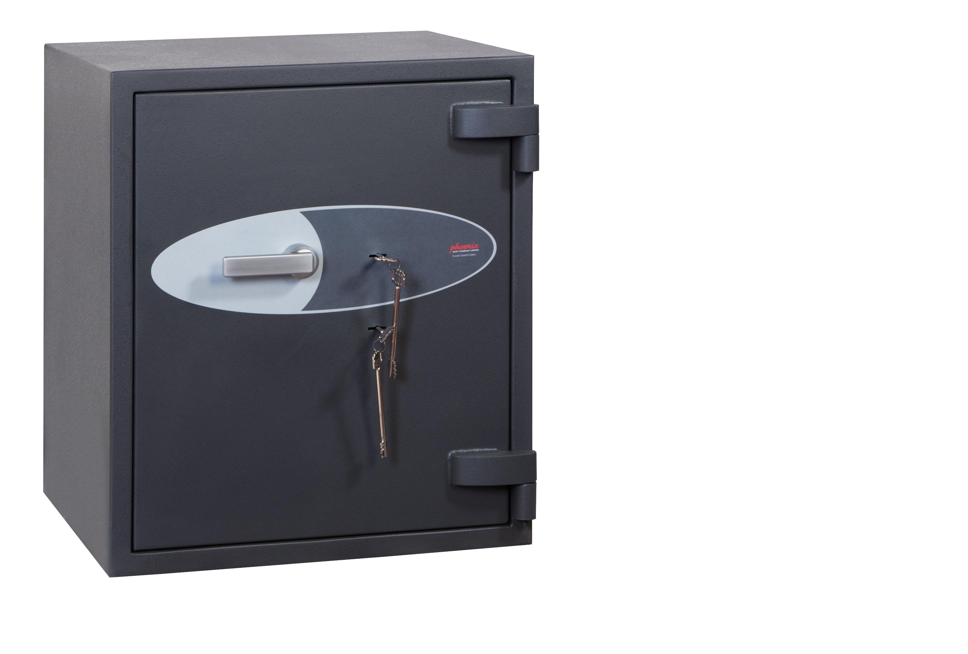 PHOENIX SAFES Phoenix Planet HS6072K Size 2 High Security Euro Grade 4 Safe with 2 Key Locks