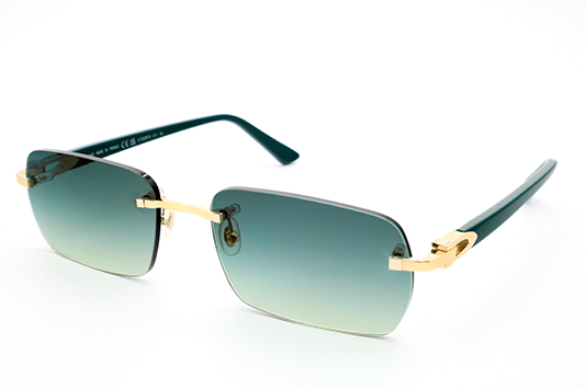 CT0287O Cartier Custom Signature C  de Cartier Green Sunglasses by MEG