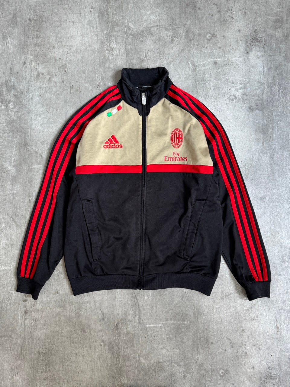 VINTAGE THREADS 2011 2012 AC Milan Training Tracksuit Top