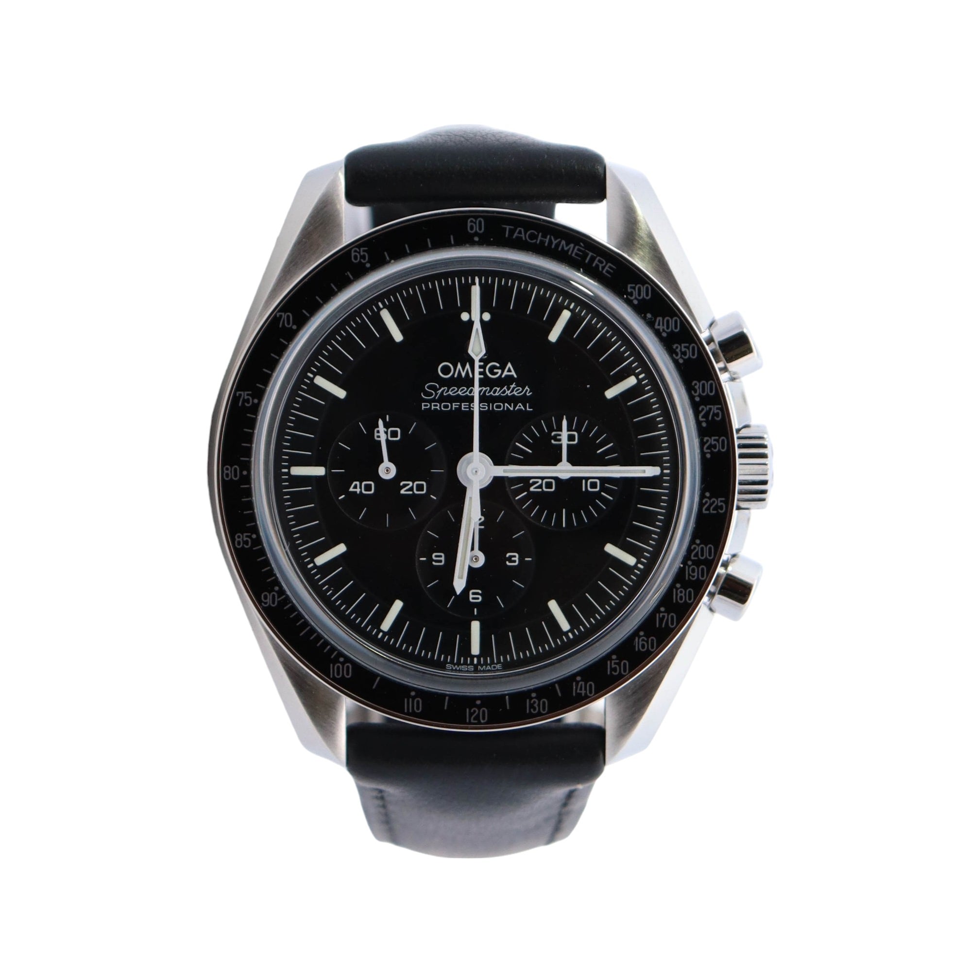 HAPPY JEWELERS Omega Speedmaster 42mm Black Dial Ref# 310.32.42.50.01.002