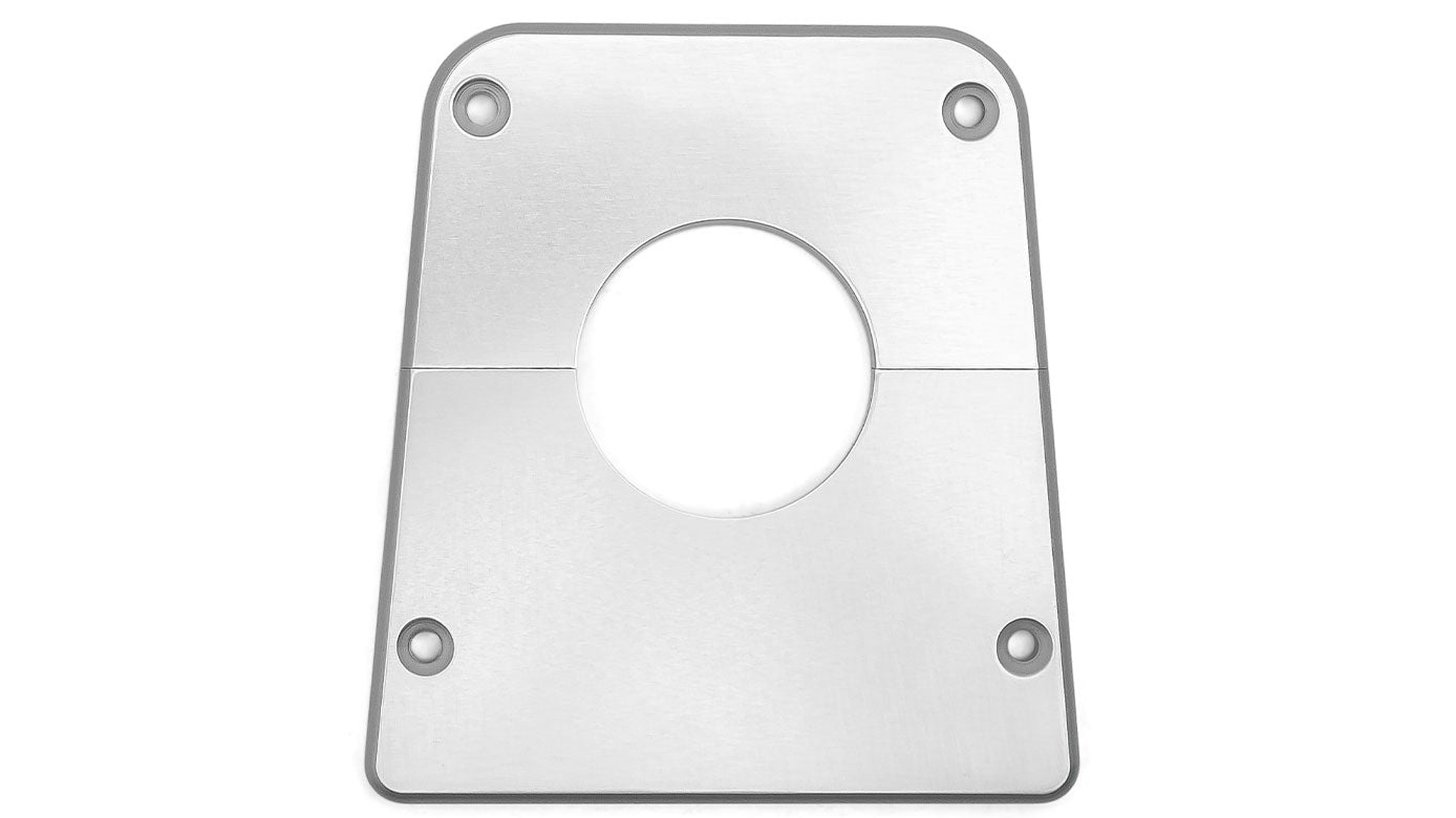 TOMS OFFROAD Billet Smooth Steering Column Bezel, Silver