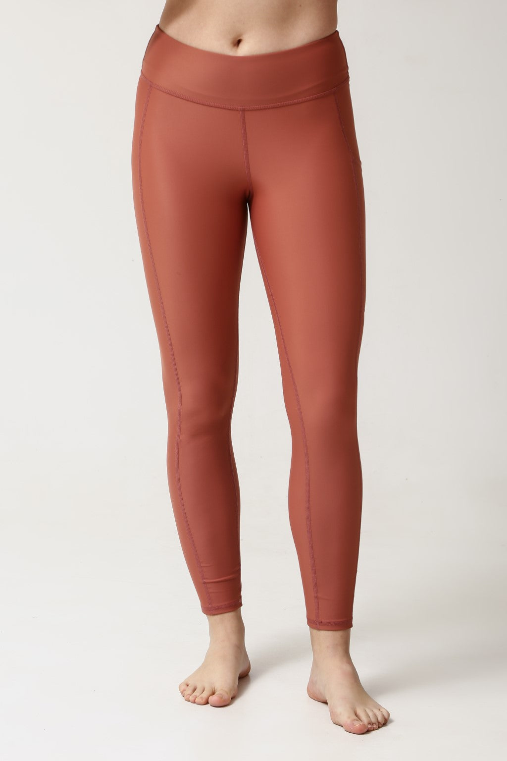 LANUUK Swim Pocket Tights   Clay
