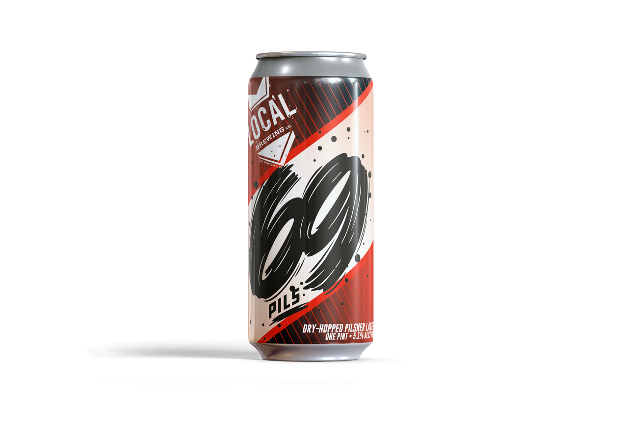 MORRIS DISTRIBUTION Local Brewing 69 Pilsner 16oz 4 Pack