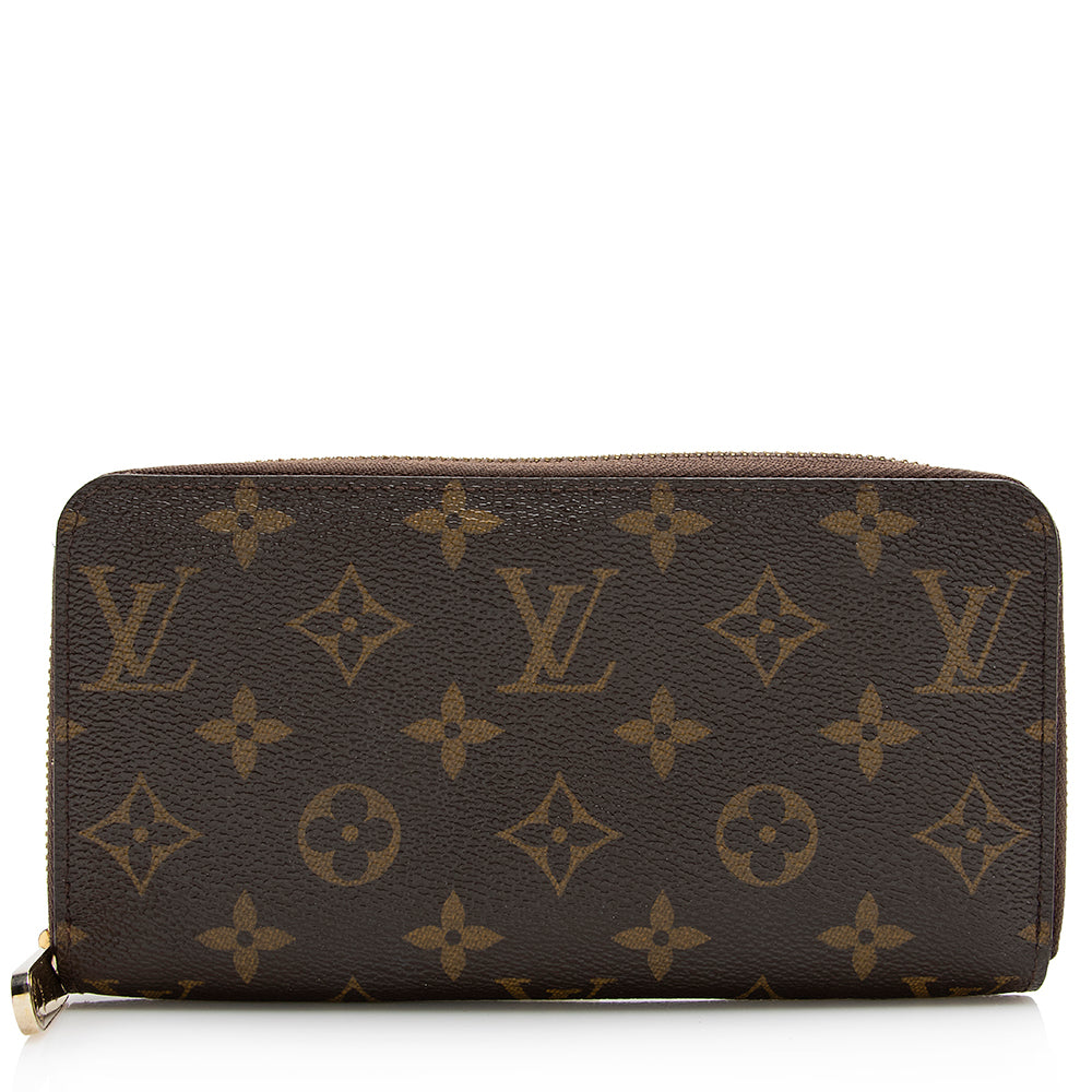 Louis Vuitton Monogram Canvas Zippy Wallet (SHF 21381)