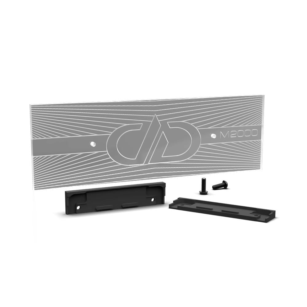 DD Audio M8000 Vanity Plate M8000VP CLR LAZER KIT