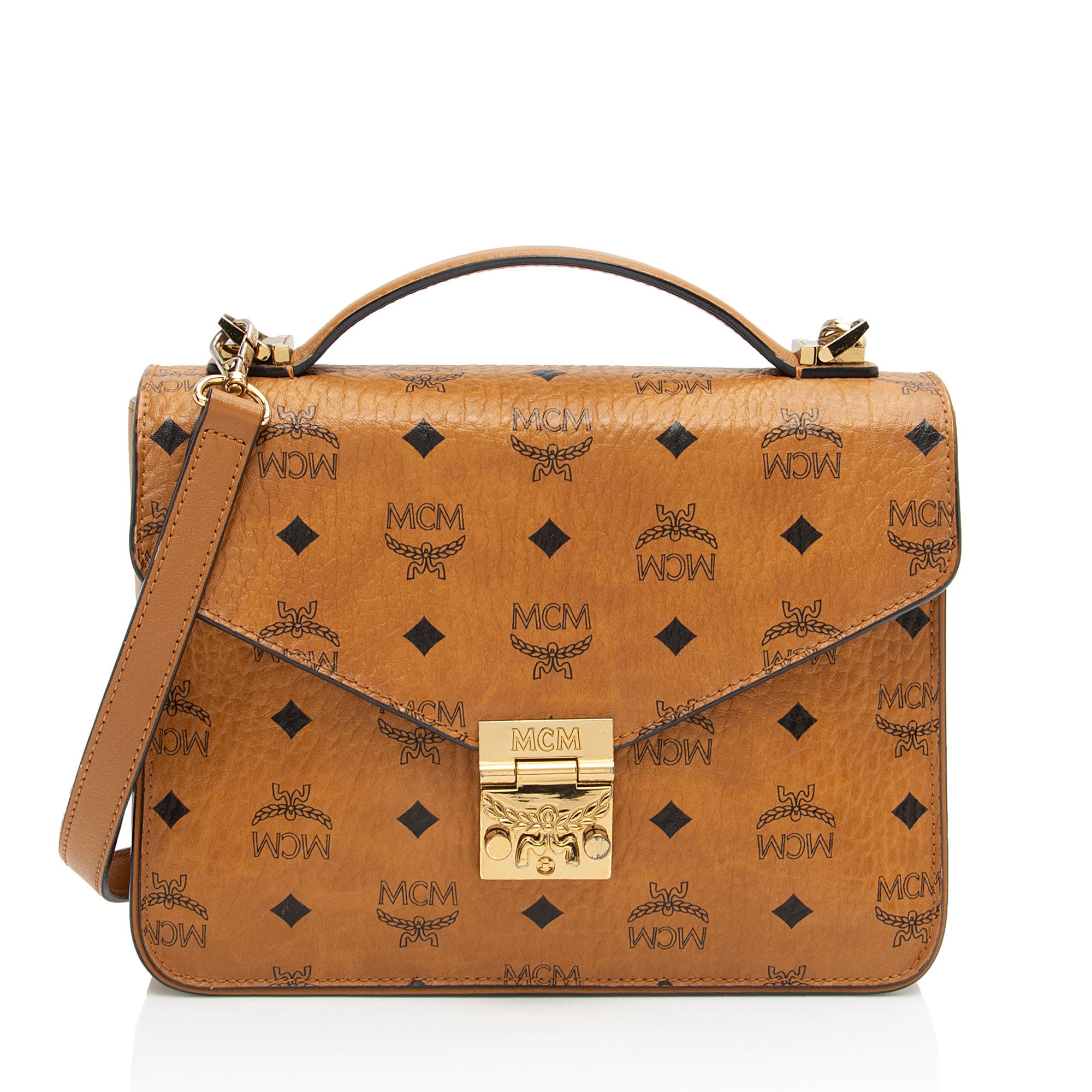 MCM Visetos Patricia Medium Satchel (SHF cXh4vZ)