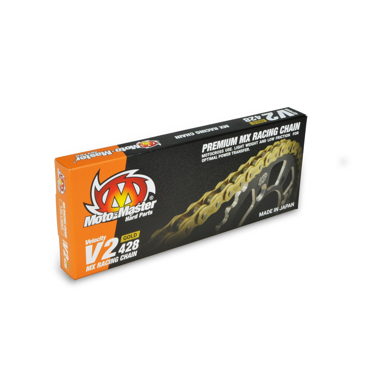 MOTO MASTER Moto Master V2 428 130 Gold Chain (with Clip)