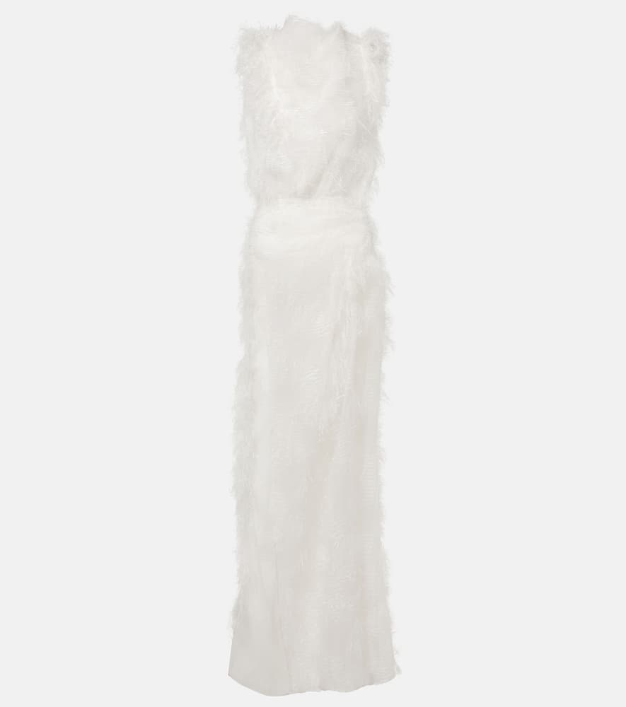 Maticevski Alabaster silk blend gown