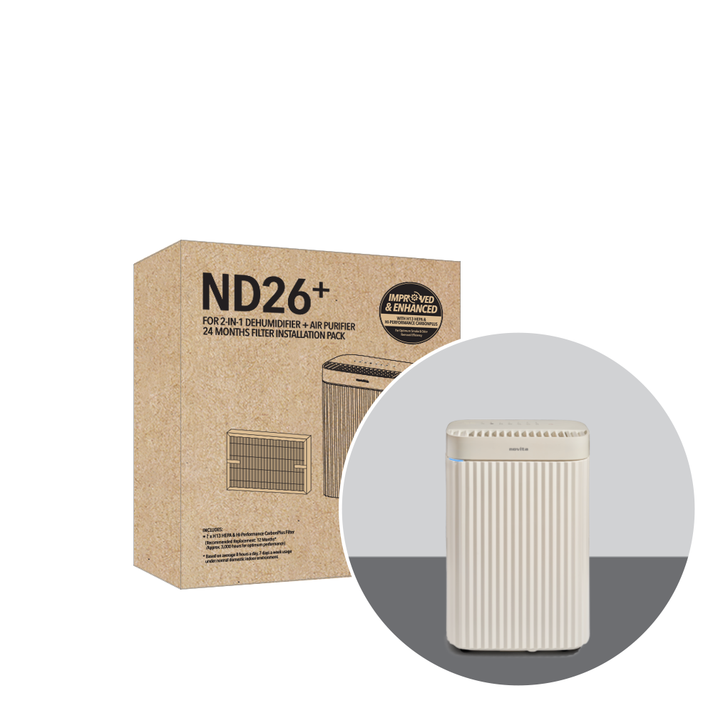 NOVITA ND26+ 24 Months Replacement Filter Pack
