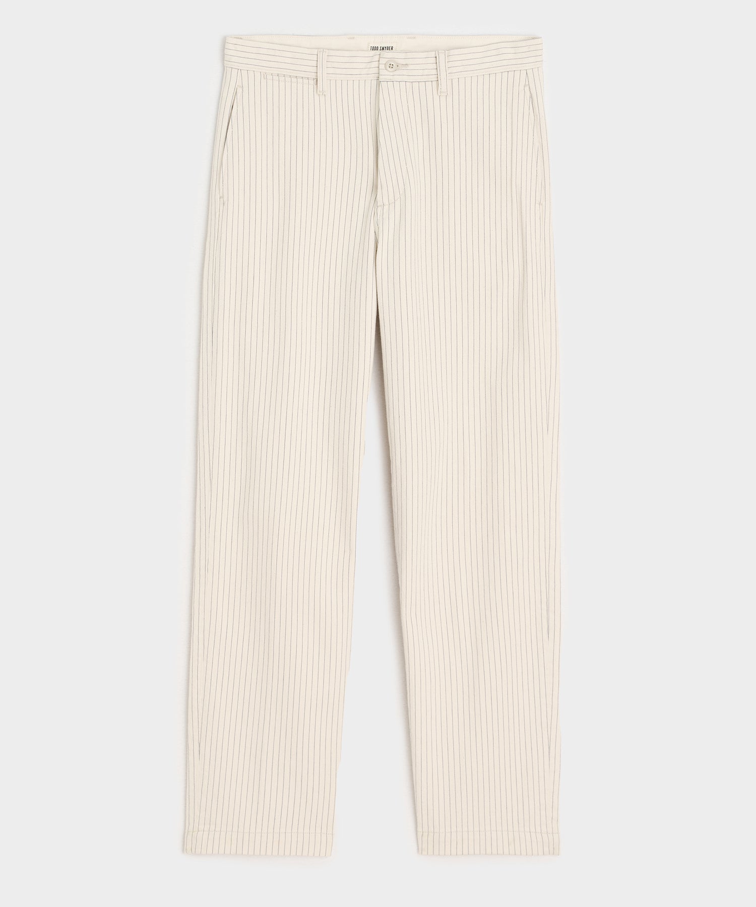 TODD SNYDER Relaxed Striped Denim Chino