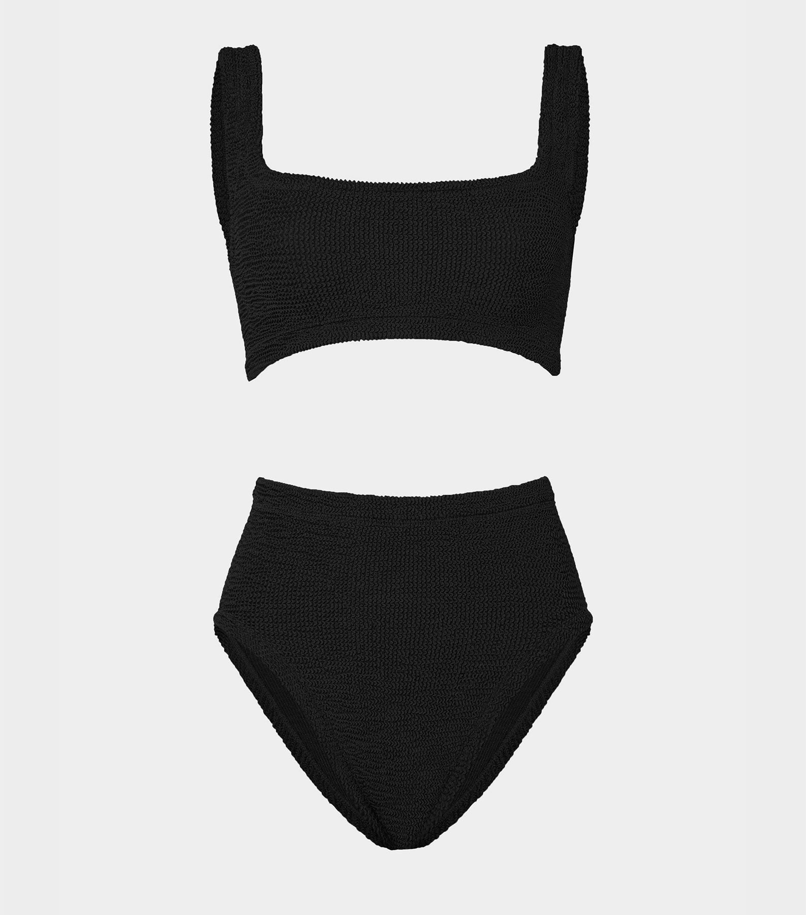 HUNZA G Patricia Bikini   Black